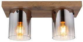 Globo 15915-2 - Plafoniera UNDERWOOD 2xE27/40W/230V 16x41 cm