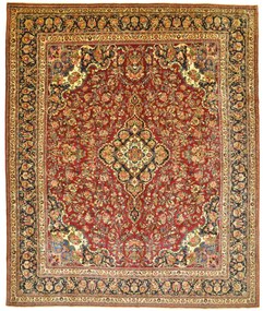 Mashad Tappeto persiano 320x380 Rosso (Iran) Annodato A Mano