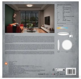 Ledvance - Plafoniera LED ORBIS HELMAN LED/16W/230V diametro 29,5 cm argento