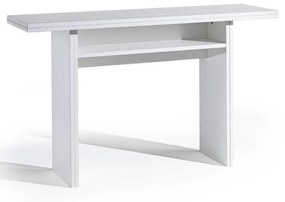 Tavolo consolle estraibile Oplà  L 120 x H 76 x P 35 cm bianco