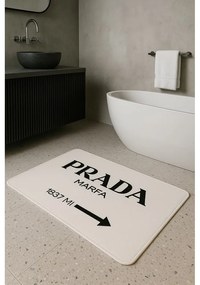 Set di tappetini per il bagno bianchi in velluto 2 pz 60x100 cm Prada – Mila Home