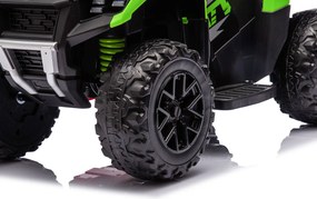 Quad Elettrico per Bambini Safari 6V con Bauletto Posteriore Verde...