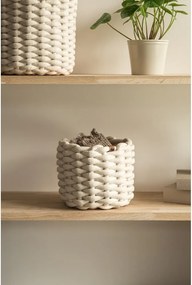 Cesto in tessuto ø 21x17 cm Peach Skin Round S – Bigso