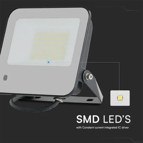 Proiettore LED RGBW dimmerabile LED/50W/230V IP65 grigio + TC