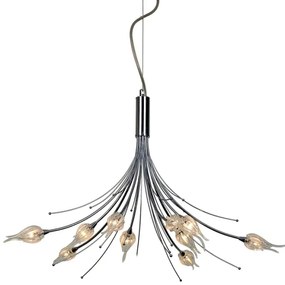 Lampadario a sospensione con filo CARMEN 10xG4/20W/230V