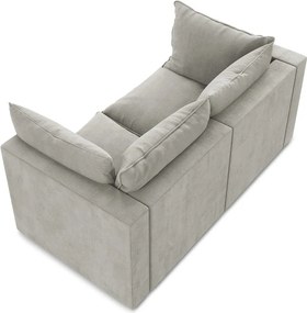 Divano grigio chiaro 180 cm Manao – Makamii