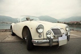 Carta da parati autoadesiva – Auto d'epoca di lusso