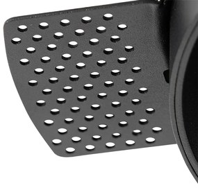 Faretto da incasso moderno nero GU10 AR111 rotondo senza cornice - Oneon