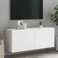 Mobile TV a Parete Bianco 100x30x41 cm 836966