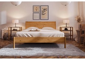 Letto matrimoniale in rovere 160x200 cm Pola - The Beds