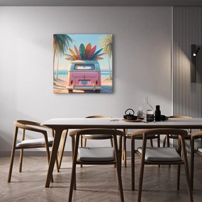 Quadro su tela – Viaggio retrò verso l’avventura