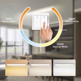 Brilagi - Lampada LED per bagno FRAME LED/50W/230V 3000/4000/6000K 120x30 IP44