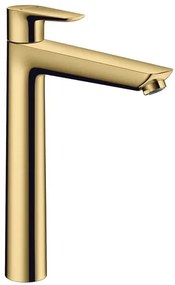 Rubinetto per lavabo Talis E oro levigato lucido HANSGROHE H 29.2 cm