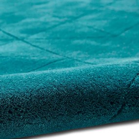 Tappeto in lana verde smeraldo , 150 x 230 cm Kasbah - Think Rugs