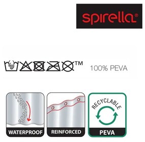 Tenda per doccia 180x200 cm Construct – Spirella