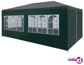 vidaXL Tendone per Feste in PE 3x6 m Verde