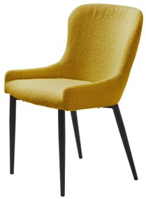 Sedia da pranzo gialla Ontario - Unique Furniture
