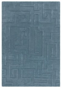 Tappeto in lana blu 120x170 cm Maze - Asiatic Carpets
