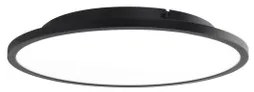 Plafoniera LED 36W Ø400mm con driver Philips Nera 4.680lm CCT