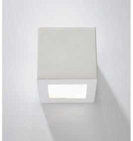 Sollux SL.0005 - Applique LEO 1xE27/60W/230V bianco