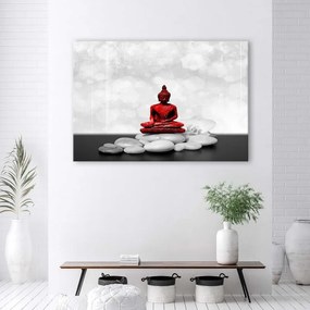 Quadro su tela, Zen meditare Buddha