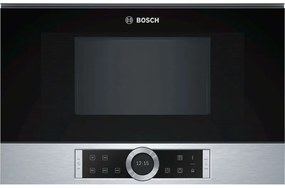 microonde da incasso 21l 900w acciaio inox - bfl634gs1 - bosch