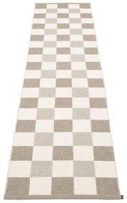 Passatoia da interno/esterno beige/color crema 70x300 cm Pix Dark Linen – Pappelina