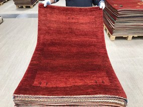 Loribaft Tappeto 120 x 80 Rosso (Iran) Annodato A Mano