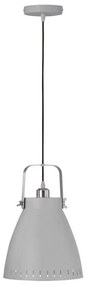 Leuchten Direkt 11059-15 - Lampadario a sospensione con filo EVA 1xE27/60W/230V diametro 21,5 cm grigio