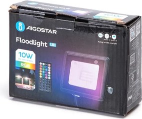 Aigostar - LED RGBW Proiettore LED/10W/230V IP65 + Telecomando