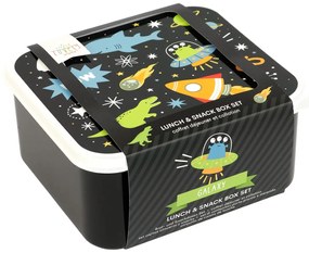 A Little Lovely Company - set di quattro scatole merenda - spazio