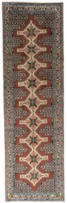Senneh Tappeto persiano 90x300 Rosso (Iran) Annodato A Mano