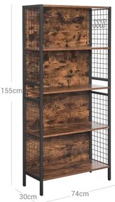 Libreria NAVARO marrone/nero