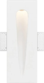 Segnapasso da Incasso GU11 a Goccia in Gesso Pitturabile