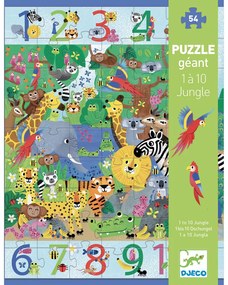 Puzzle - Giungla da 1 a 10 - 54 pezzi