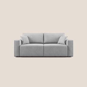 Morfeo divano con sedute estraibili in morbido tessuto impermeabile T02 grigio chiaro