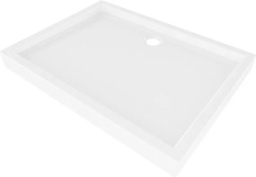 Mexen Flow+ piatto doccia rettangolare 90 x 80 cm, bianco lucido - 46R108090H