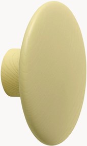 Gancio da parete in legno di quercia Dots, Ø 9 cm