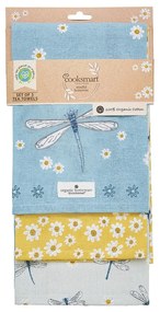 Strofinacci in cotone biologico in set da 3 45x65 cm English Meadow - Cooksmart ®