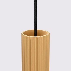 Sollux SL.1554 - Lampadario a sospensione con filo KARBON 1xGU10/10W/230V oro