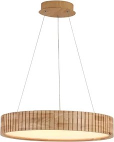Brilagi - Lampadario LED a sospensione con cavo FALCON WOOD MODERN LED/30W/230V Ø 45 cm in legno