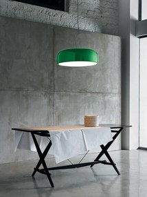 Flos Smithfield Suspension Pro Lampada sospesa 60 cm a luce diretta in alluminio verde