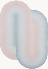 Tappeto a pelo corto dalla forma organica Luna