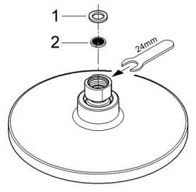 GROHE 27492000 - Soffione doccia EUPHORIA COSMOPOLITAN O 180 mm cromo lucido