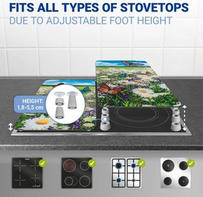 Coprifuoco in vetro temperato in set da 2 52x30 cm Summer Meadow - Maximex