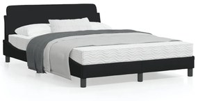 Giroletto Senza Materasso Nero 140x190 Cm İn Tessuto /
