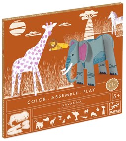 Colora, assembla e gioca – Savana