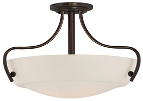 Lampadario Contemporaneo Chantilly Metallo Bronzo Palladiano 3 Luci E27