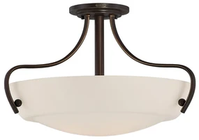 Lampadario Contemporaneo Chantilly Metallo Bronzo Palladiano 3 Luci E27