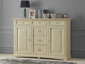 Credenza da 170 cm classica avorio anticato